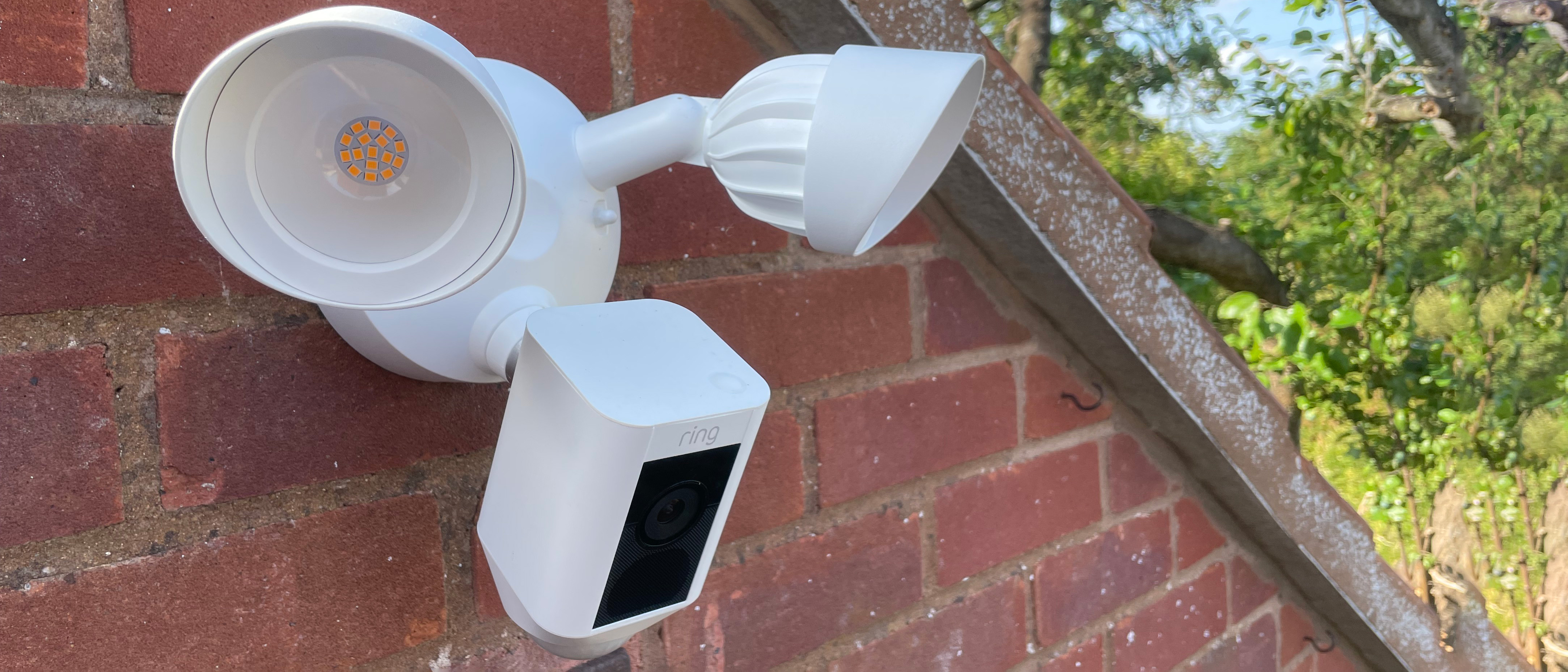 Ring floodlight installer London testing night lighting and motion recording
